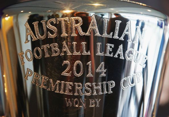 AFL Premiership Cup Handover